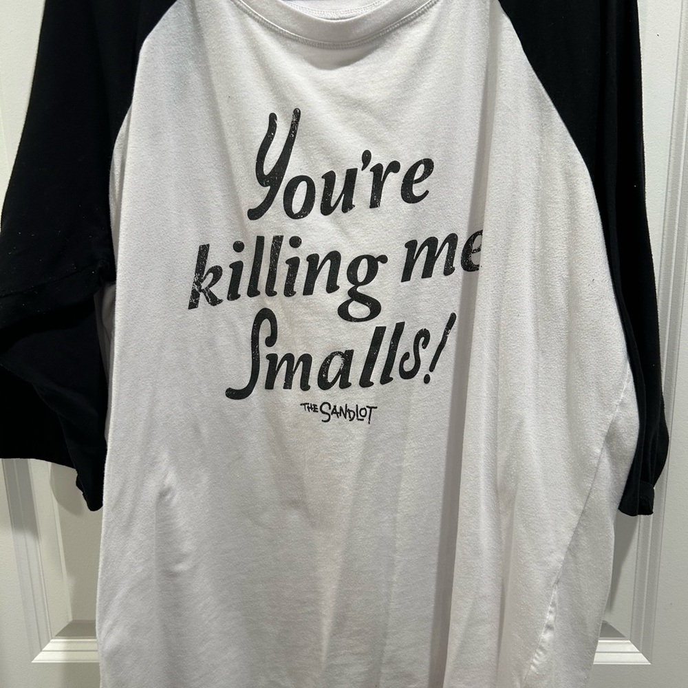Black and White The Sandlot Graphic Tee